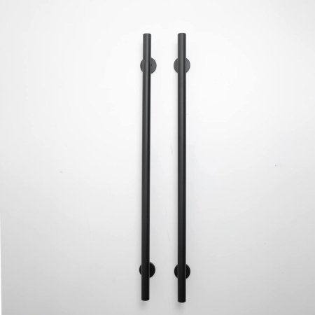 مقبض باب اسود مستقيم طول 100 سم